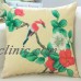 Mixed Color Floral Bird Cushion Cover Home Sofa Big Flower Print Pillow Case New   182529918438
